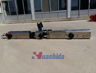 Steel pipeline joints internal coating Robot