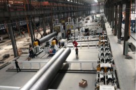 Huashida spray foaming insulation pipe machine Helps Saudi Customer Capture Market Share