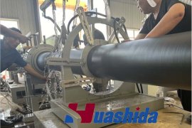 First launch! Huashida spray wound pipe production line helps Saudi customers seize the market