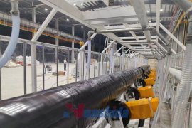 External 3PE anti-corrosion production line