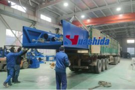 The new year starts, Huashida 1200 type insulation pipe production line "heads" to Yekaterinburg