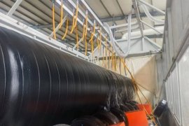 Huashida Spray Wrap Insulated Pipe Production Line - Efficient and Intelligent Insulated Pipe Solution