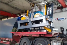 In just one month, Huashida completed the production of polyurethane spray anti-corrosion equipment for cast iron pipes with high quality