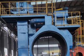 HUASHIDA 1620 External Shot Blasting Line Successfully Tested, China-Russia Pipeline Cooperation Further Upgraded