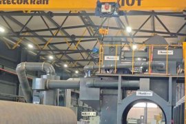 Good News From Russia: Huashida's External Shot Blasting And Rust Removal Production Line Was Successfully Tested