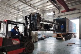 The Spray and Wrap production line designed by Huashida for UAE customers can produce up to 1.4 tons per hour