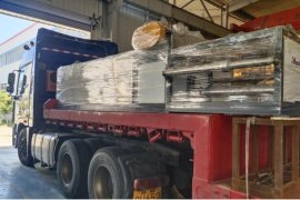 The Huashida heat shrinkable tape production line was sent to Kazakhstan