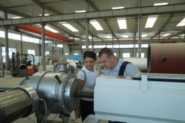 China Chemical Industry News: Huashida PERT insulation pipe production line through the identification