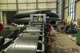 The Moscow customer went to China twice and signed the heat shrink belt equipment