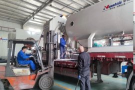 Huashida's insulation pipe equipment was shipped again to an old customer in Ningxia.