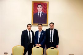 Officials from Relevant Turkmen Government Departments Separately Meet with Huashida Chairman Huang Baodong