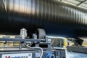 Huashida Qingdao’s first complete set of 3PE steel pipe anti-corrosion production line has achieved stable mass production, breaking the foreign monopoly on high-end equipment.