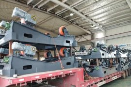 Huashida's Large-Diameter 3LPE Steel Pipe Anti-Corrosion Coating Line Shipped to Linyi
