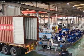 Extra-Large Diameter Φ3620mm 3LPE Anti-Corrosion Coating Line | Qingdao Huashida Machinery Co., Ltd. 
