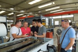 Huashida’s one-step PERT/PEXA flexible pre-insulated pipe production line achieves strong sales in Russia.